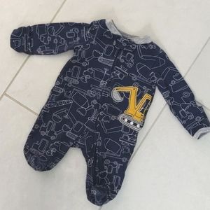 3 for 12! Newborn Carter's footie pajamas